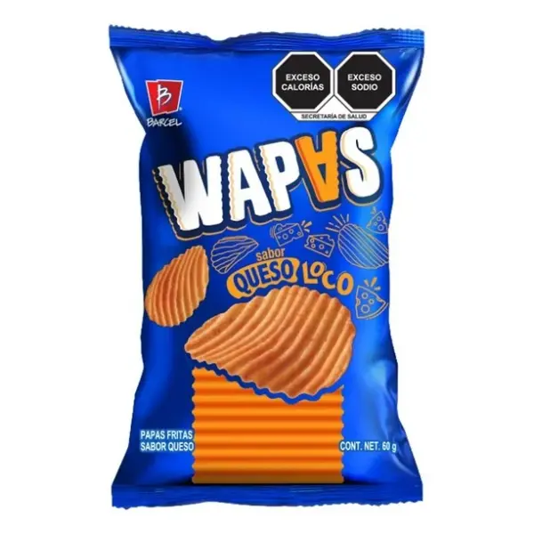 WAPAS QUESO 52G