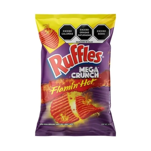 RUFFLES MEGA CRUNCH FLAMIN HOT 42G