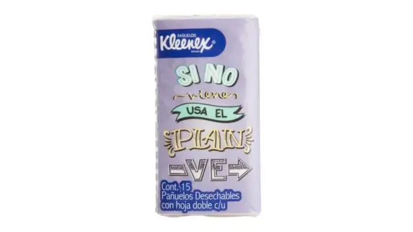 KLEENEX PAÑUELOS 15PZ