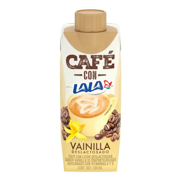 CAFE LALA VAINILLA DESLACTOSADA 330 ML
