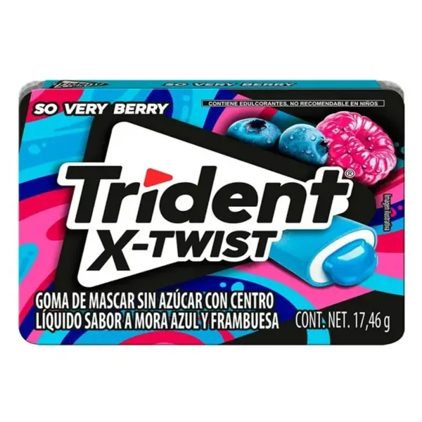 TRIDENT X-TWIST MORA AZULY FRAMBUESA