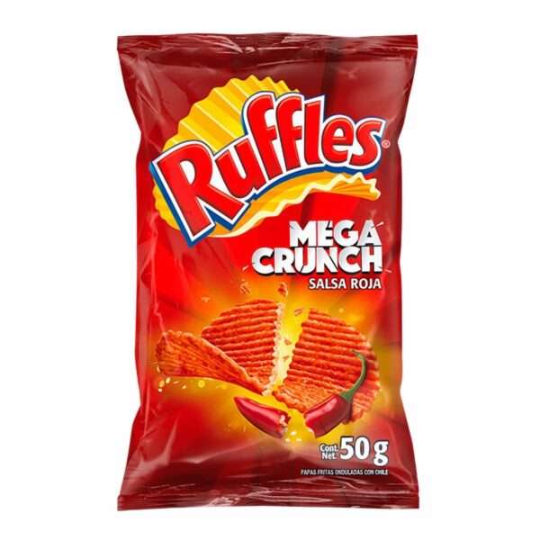 RUFFLES MEGA CRUNCH SALSA ROJA 42G