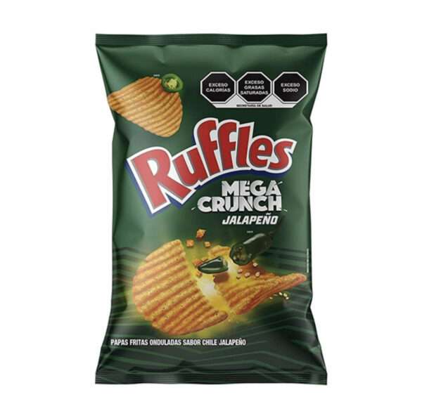 RUFFLES MEGA CRUNCH JALAPEÑO 42G