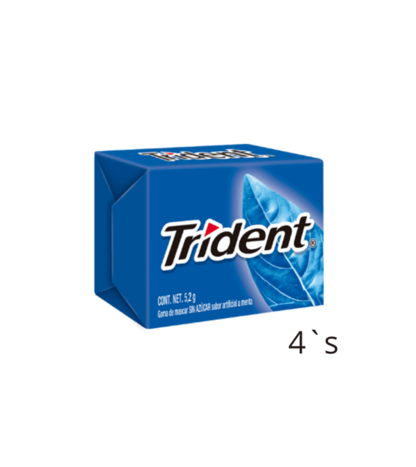 TRIDENT 4 PASTILLAS MENTA